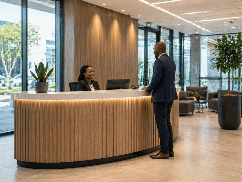 reception desk Yu Furniture blog