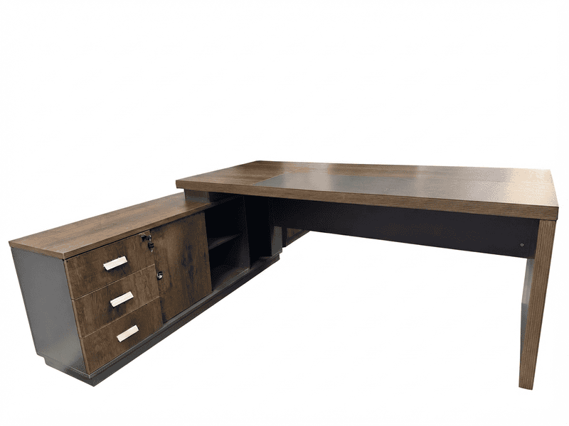 Executive Table L-Shape 2m (DHH0120W) - Image 2
